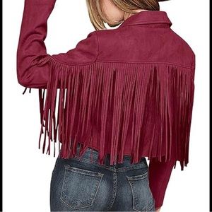 Get the look! Black Rivet Crandberry Suede Moto Jacket